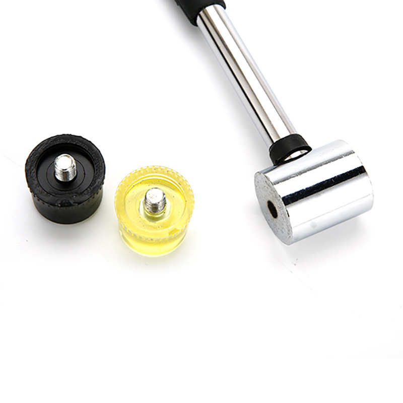 Apvalios galvos plaktukas su gumine galva, geležinė rankena, atsparus sprogimams ir smūgiams