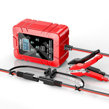 Foxsur зарядно за оловни киселинни батерии 6V/12V, 1.5A, вход AC100-240V, модел FBC061215D