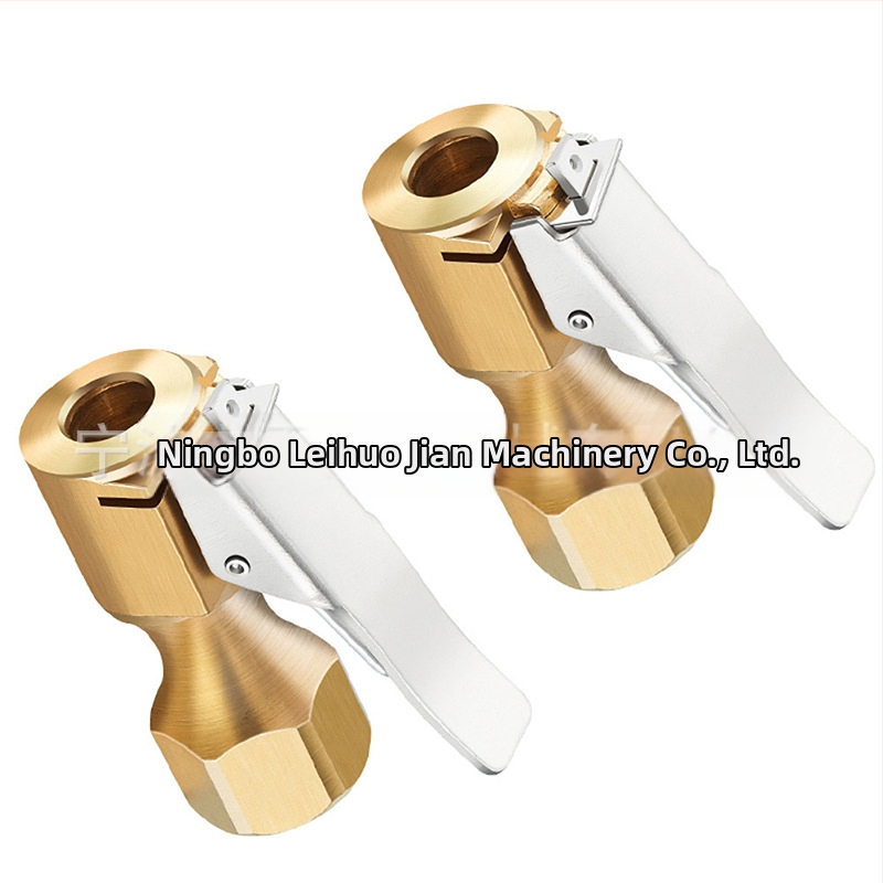 Накрайник за напомпване на гуми - железна конструкция; монтаж чрез бързо завъртане; марка Thunder Fire Sword Machinery