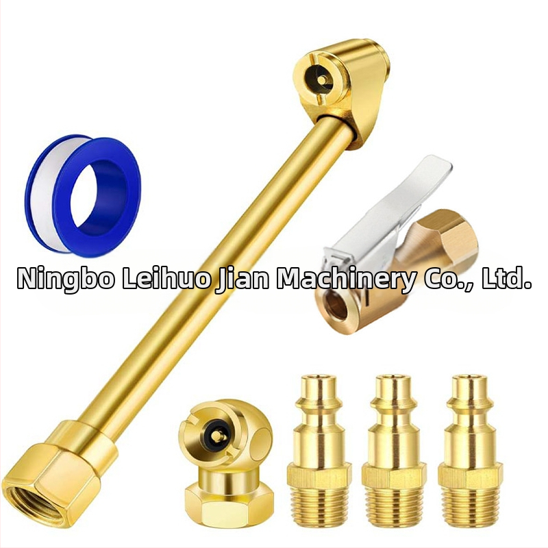 Накрайник за напомпване на гуми - железна конструкция; монтаж чрез бързо завъртане; марка Thunder Fire Sword Machinery