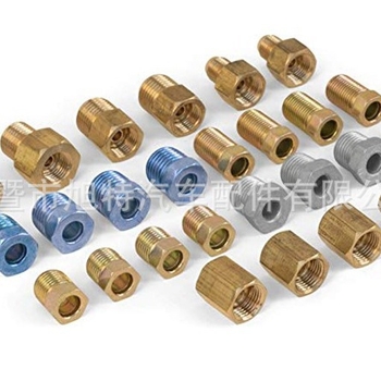 Комплект винтове за спирачна тръба и медно покрити гайки за спирачни линии, съвместим с британски, американски и метрични стандарти, възможна персонализирана обработка