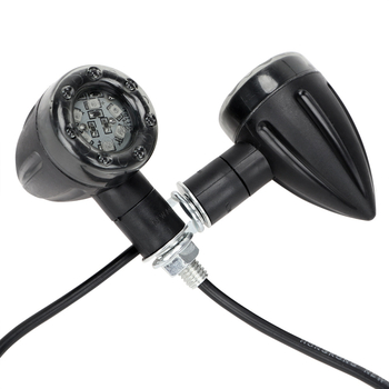 Motocikla LED divkrāsas pagrieziena signāls un bremžu gaisma, 12V, 3W, 6000K, modelis YLF-TC7+6, zīmols YILONGFAN