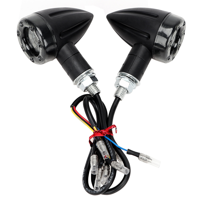 Διχρωμική LED φλας μοτοσικλέτας και φως φρένων, 12V, 3W, 6000K, μοντέλο YLF-TC7+6, μάρκα YILONGFAN