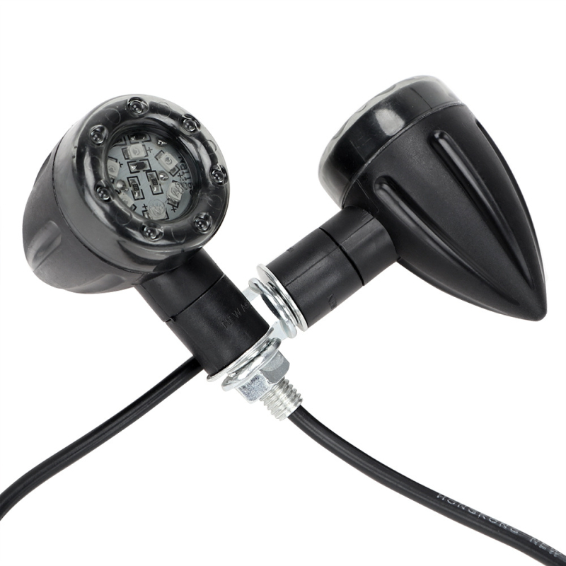 Διχρωμική LED φλας μοτοσικλέτας και φως φρένων, 12V, 3W, 6000K, μοντέλο YLF-TC7+6, μάρκα YILONGFAN