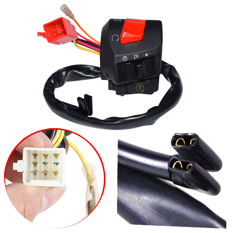 Συναρμολόγηση διακόπτη τιμονιού μοτοσικλέτας FXD125/CG125 – φανάρι, ανάφλεξη, κόρνα, διακόπτης τροφοδοσίας – εγκατάσταση Retrofit