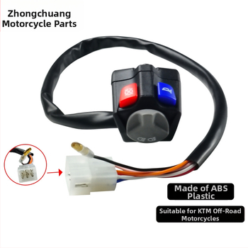 KTM εκτός δρόμου μοτοσικλέτας διακόπτης κοντινού/μακρινού φωτισμού και διακόπτης ανάφλεξης με κουμπί απενεργοποίησης