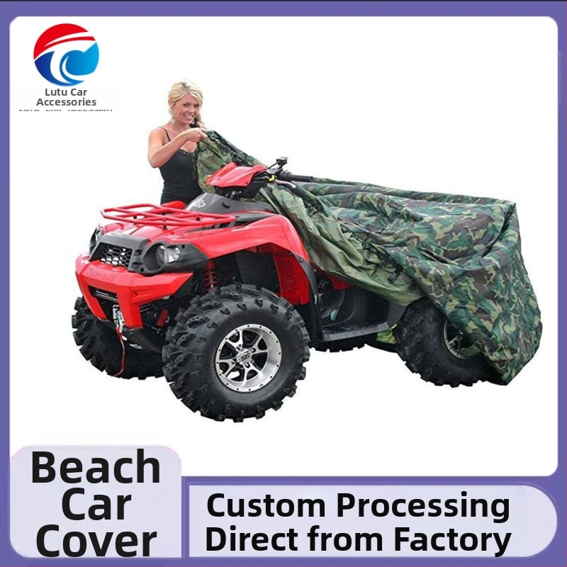 ATV/Paplūdimio buggy dangtis — atsparus vandeniui, dulkių ir vandens spaudimui; audinys: šilko polieteris; svoris 0,5 kg