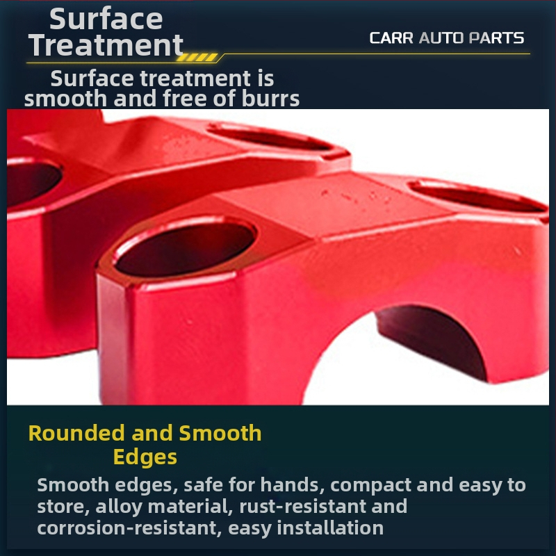 Повдигач за кормило за мотоциклет, 22 мм диаметър, алуминиева сплав, CNC обработка, модел ZGQ-009, Carl