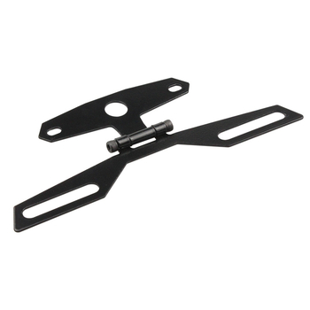 Fém hátsó lámpa és rendszámtábla tartó Power Bracket – univerzális motorkerékpárhoz