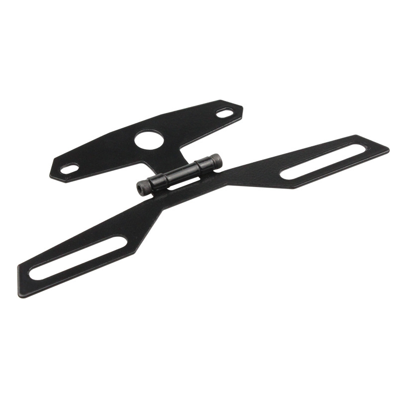 Fém hátsó lámpa és rendszámtábla tartó Power Bracket – univerzális motorkerékpárhoz