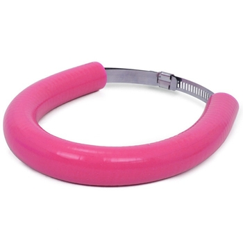 Off-road motorkerékpár kipufogócsövéhez készült védő gumigyűrű, esés- és égésvédelmi funkcióval