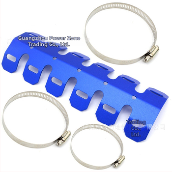 Защита на изпускателната тръба за офроуд мотоциклет — keel heat shield, Power Zone, модел: Keel heat shield, персонализирана обработка