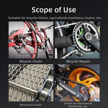 Комплект за демонтаж на ангренажната верига за велосипед и мотоциклет, Rat въглеродна стомана, 13 части, за ремонт на автомобили, чисто тегло 0.84 кг