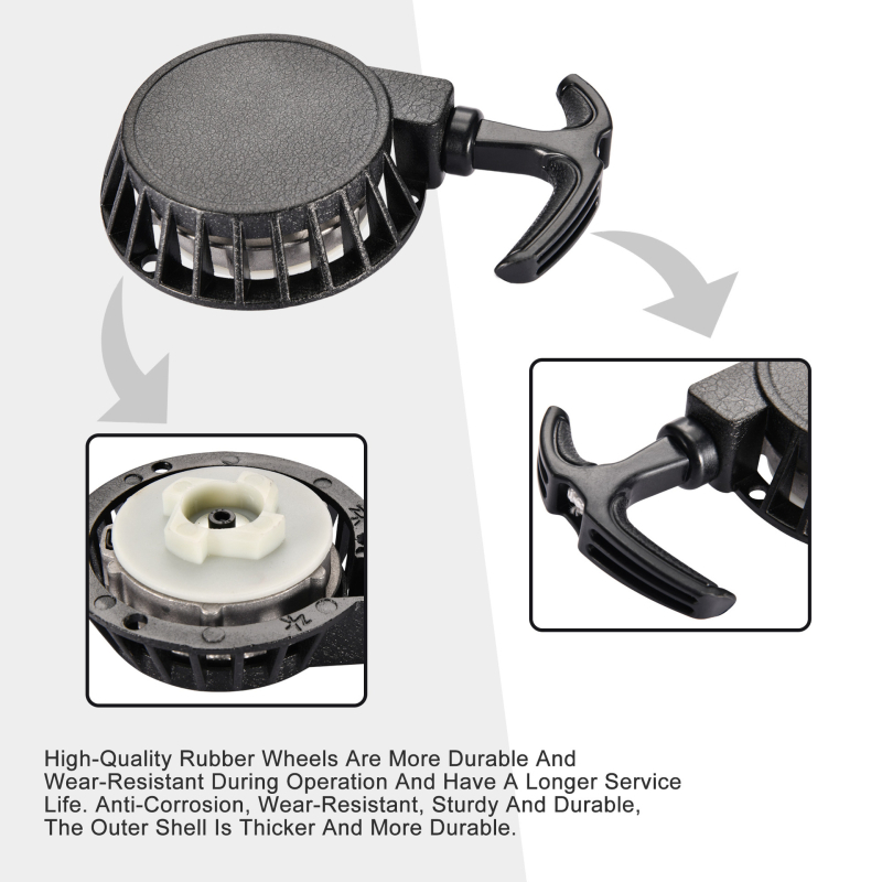 Atgriezeniskā startera komplekts 49cc/50cc ATV un pocket bike – 4 zobi, svars 500 g, piederums nr. K070-500, zīmols GOOFIT