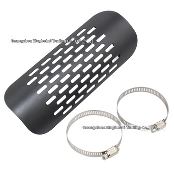 Защита за изпускателната тръба на мотоциклета – антиизгарящ капак, марка TrichTu Mount, модел OTCOVER00427, универсална съвместимост