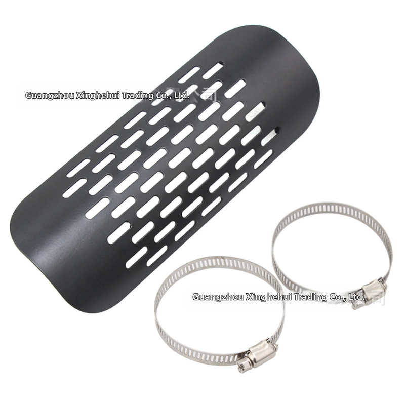 Ochranný kryt výfuku motocyklov proti popáleninám – značka TrichTu Mount, model OTCOVER00427, univerzálna kompatibilita