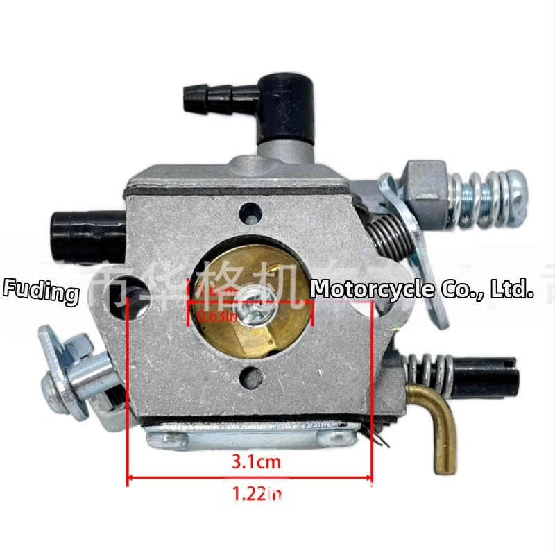 Μηχανικός καρμπυρατέρ Wagner για χλοοκοπτικό, 45cc/52cc/58cc δίχρονου κινητήρα, μοντέλο 5200 με πλαστικό σύνδεσμο λαδιού