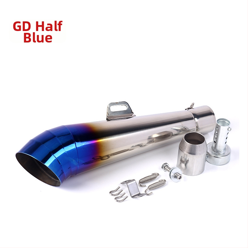 Módosított kipufogócső GP cső, rozsdamentes acél, 51 mm átmérő, univerzális illeszkedés