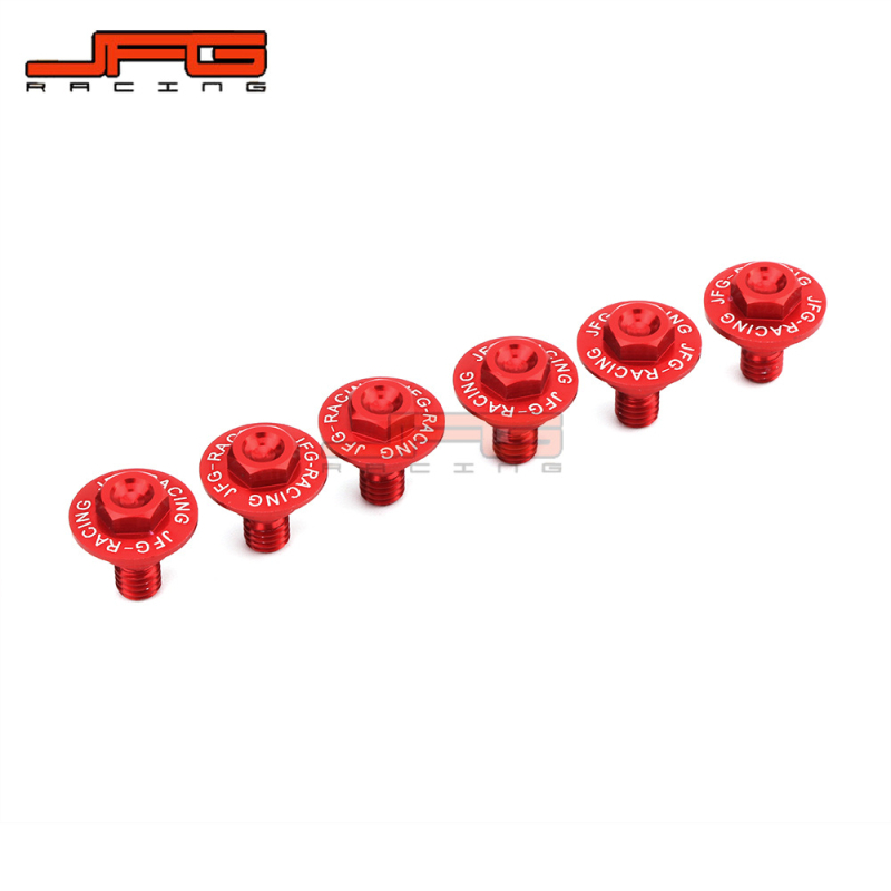 Sárvédőlemezes csavarok 9112, JFG Racing, 6 db, Honda CRF150R/CRF150L/CRM250AR, Módosítás