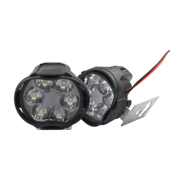 Φωτεινός προβολέας LED για μοτοσικλέτα, 8W, 12V, ABS πλαστικό, καθολική συμβατότητα