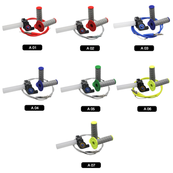 Газов лост за ATV и крос-мотоциклет, визуален лост, алуминиева сплав + пластмаса, 22 мм, ZSDTRP, съвместим Kawasaki KLX250/KLX125/KLX150 XR125