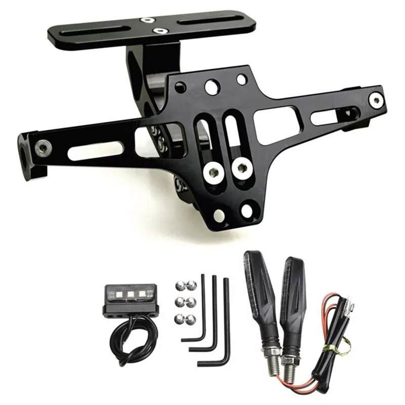 Hátsó rendszámtábla keret motorkerékpárhoz | FrameSet modell | Creative márka | univerzális motorkerékpárokhoz és utcai autókhoz | motorkerékpár-módosítás