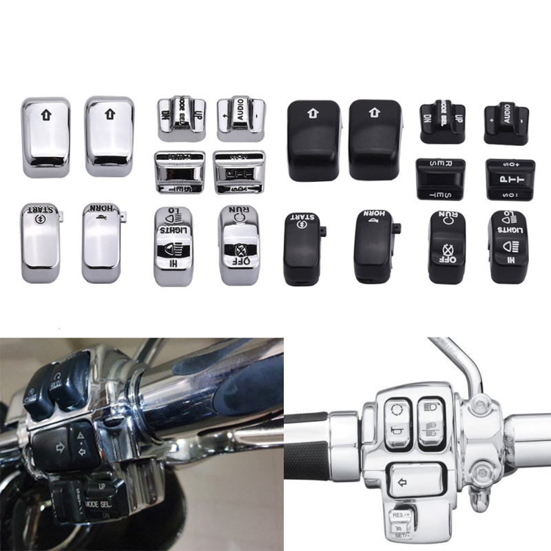 Motorkerékpár gombfedél Harley Glide-hoz, modell HL9613-01