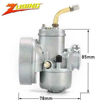 Motociklo karburatorius, ZUQING HK141, plokščio siurbimo plunžerio tipas, montavimo anga 17 mm