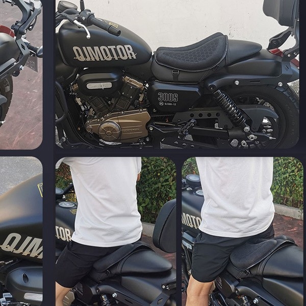 Geeli mootorratta istmepadi honeycomb-struktuuriga, löögitõhus ja hingav, mudel MGS417A