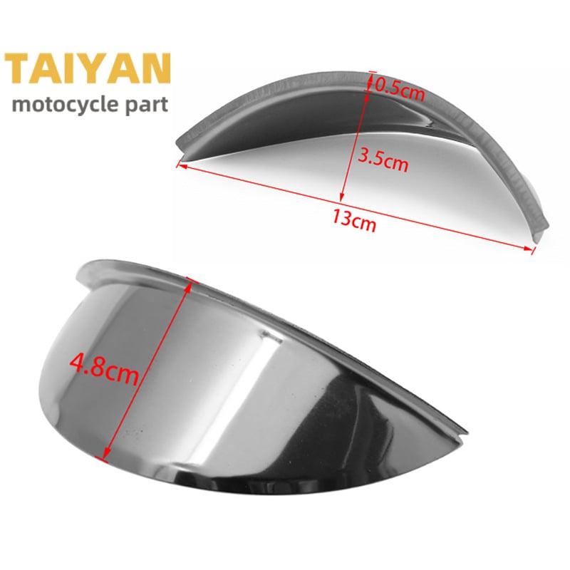 Ретро метален капак за фар за GN125 и общи мотори, модел TYLH-01, Taiyan