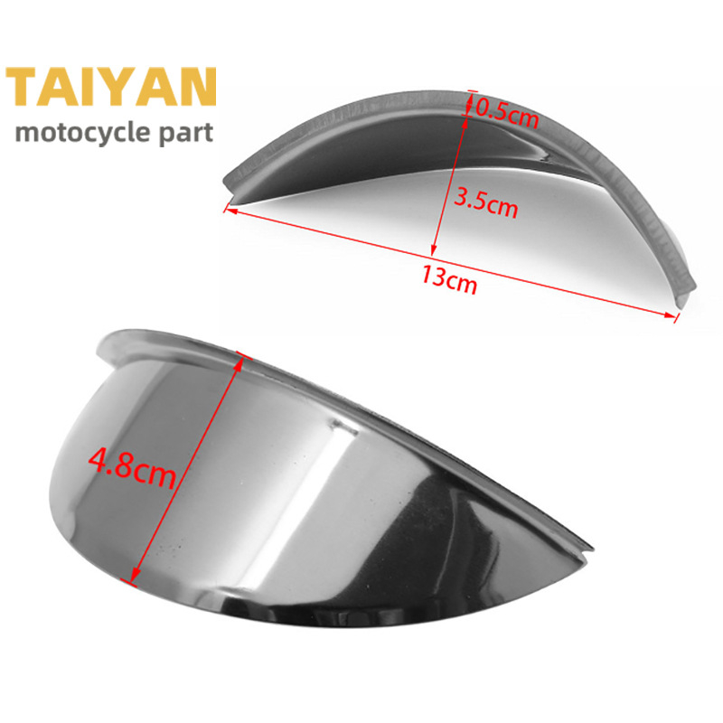 Ретро метален капак за фар за GN125 и общи мотори, модел TYLH-01, Taiyan
