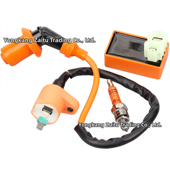 CDI запалване и високоволтов пакет за ATV GY6 50-150CC със свещ A7TJC