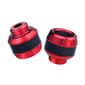 Мотоциклетна чаша за предна вилка — алуминиева сплав, CNC обработка, имитация карбон, Hang Hui B, за електрически мотоциклет