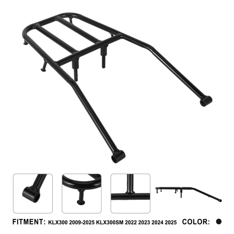 Hátsó csomagtartó polc Kawasaki KLX300/KLX300SM motorkerékpárokhoz — modell S-04-klx300 rear shelf, márka JFG