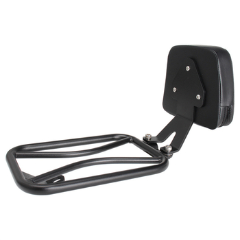 Заден багажник с облегалка за Kawasaki Vulcan S VN650 — модел A656, Ben Ting, изкуствена кожа + стомана, тегло 2300 g