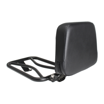 Заден багажник с облегалка за Kawasaki Vulcan S VN650 — модел A656, Ben Ting, изкуствена кожа + стомана, тегло 2300 g