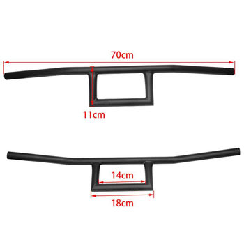 Τιμόνι μοτοσικλέτας - ρετρό τροποποιημένος σχεδιασμός, CG125 συμβατό, χωρίς παραμετροποίηση