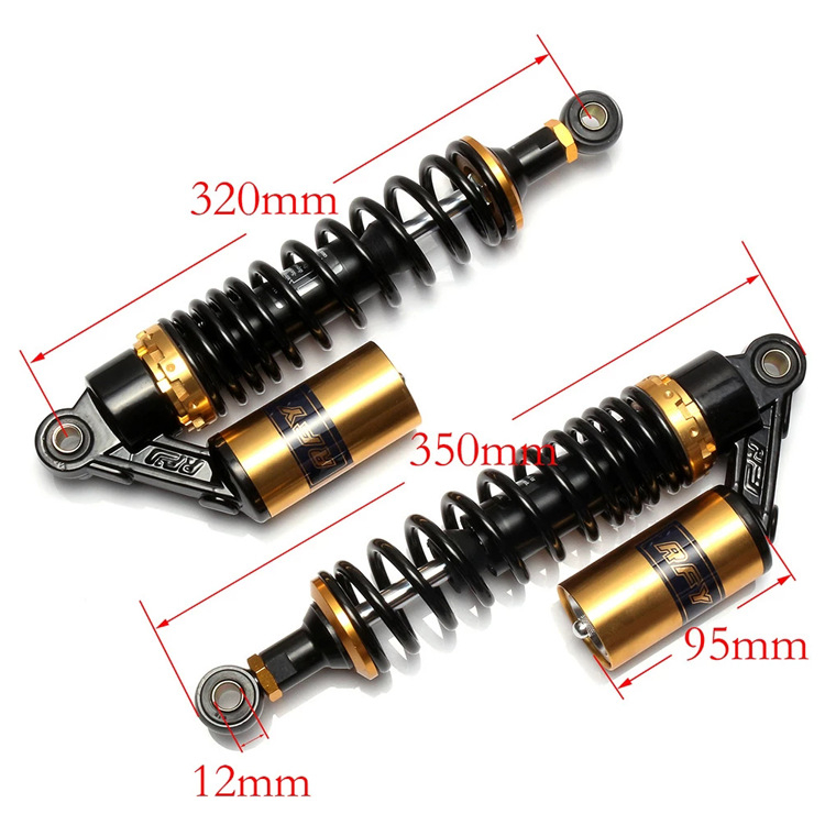 RFY хидравличен амортисьор за CB400, модел 2B-320, азотно зареден, с регулируемо демпфиране