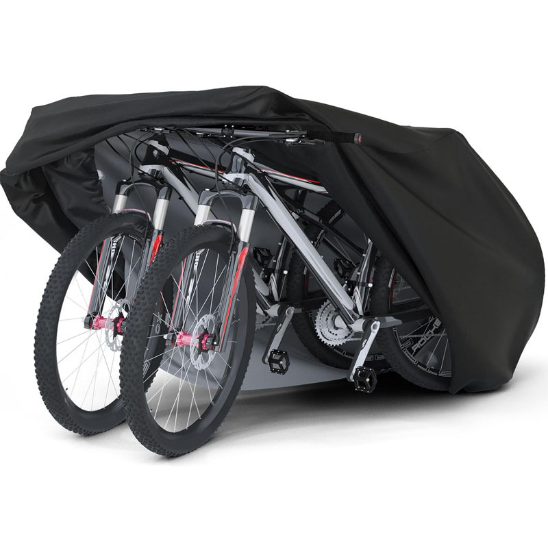 Ruifan velosipēda pārsegs, Oxford audums, 210D sudrabots ūdensizturīgs audums, lietus un putekļu aizsardzība ārējiem velosipēdiem un elektro velosipēdiem, pielāgojams logotips