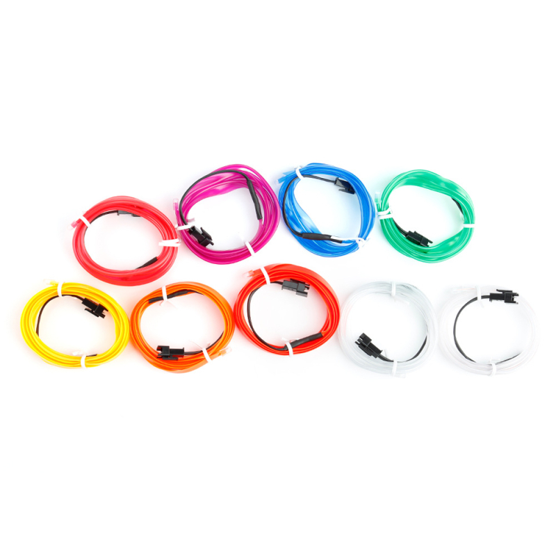 Lumină ambientală cu fibră LED pentru mașini – lumină rece, 500 lm, 12V, IP67