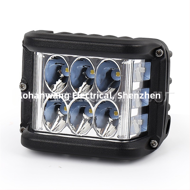 LED darbojo šviesa off-road — 36W, 12V, 3000 lm, 6500K, liejinis aliuminio korpusas, modelis OL-1818S