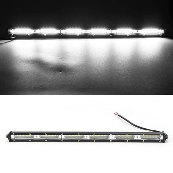 80W mini ārkārtīgi plāna vienrindu LED gaismas lente, 10–60V, 3030 LED, 3750 lm, 3000K/6000K