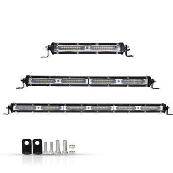 80W mini ārkārtīgi plāna vienrindu LED gaismas lente, 10–60V, 3030 LED, 3750 lm, 3000K/6000K