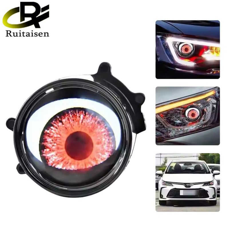 Far LED Demon Eye pentru autoturisme și motociclete — 12V, 1.5W, IP68, 150LM, 6000K