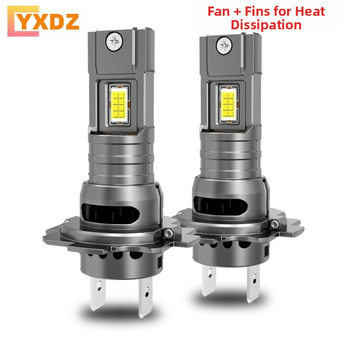 Φανάρι LED H7, ενιαία αντικατάσταση 1:1 με ανεμιστήρα, 60W ανά ζεύγος, 10000LM, IP67