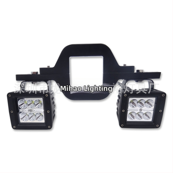 Wrangler saderīgs LED darba gaismas stiprinājums, 36W, 9-36V, 5000h, 50000K, alumīnijs