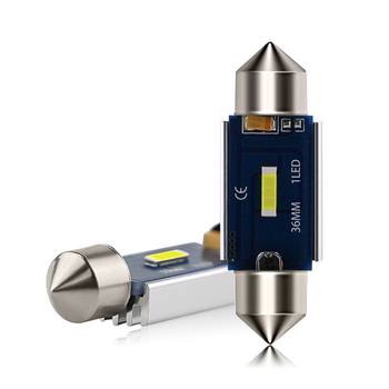 Lumină LED pentru plafonul mașinii, Double tip C5W Festoon, 1 CSP1860 LED, 2.7W, 12-16V