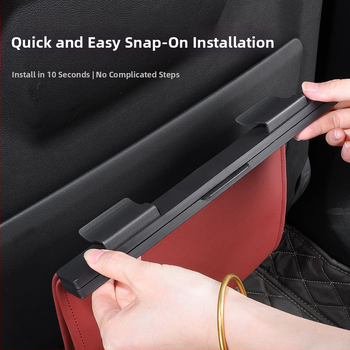 Δερμάτινο δοχείο απορριμμάτων αυτοκινήτου με μαγνητική στερέωση, κρεμάμενος οργανωτής πίσω από το κάθισμα, προσαρμογή με λογότυπο