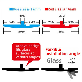 Автомобилна уплътнителна лента за слънчев покрив, EPDM, Т-образна, за предни и задни стъкла, прахо- и шумоизолация