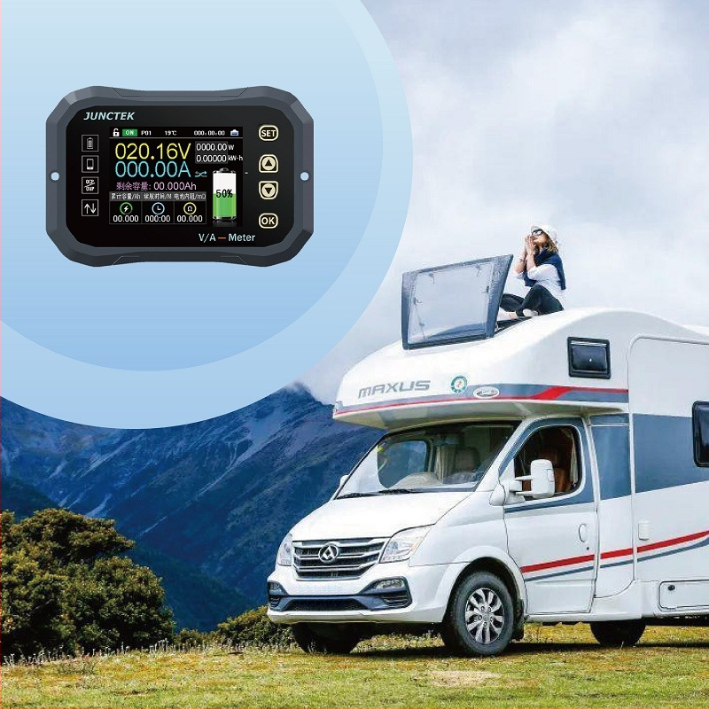 Kg-F koulometras – Aukštos tikslumo įtampos ir srovės matuoklis elektrinių transporto priemonių baterijoms, Kg-f serija, JUNCTEK, 400 g